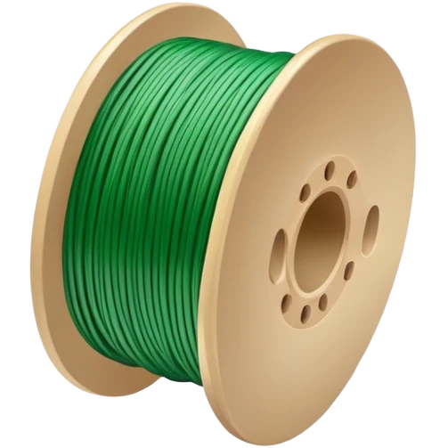 green filament spool emoji