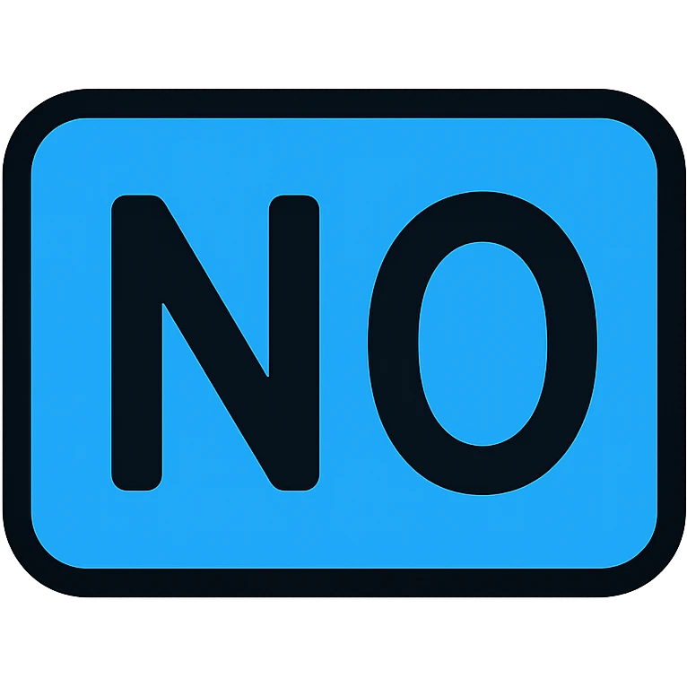 NxO text in the middle with a blue background, simple icon style emoji