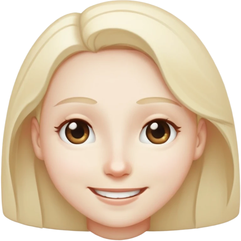 Smiling but dying in the inside emoji