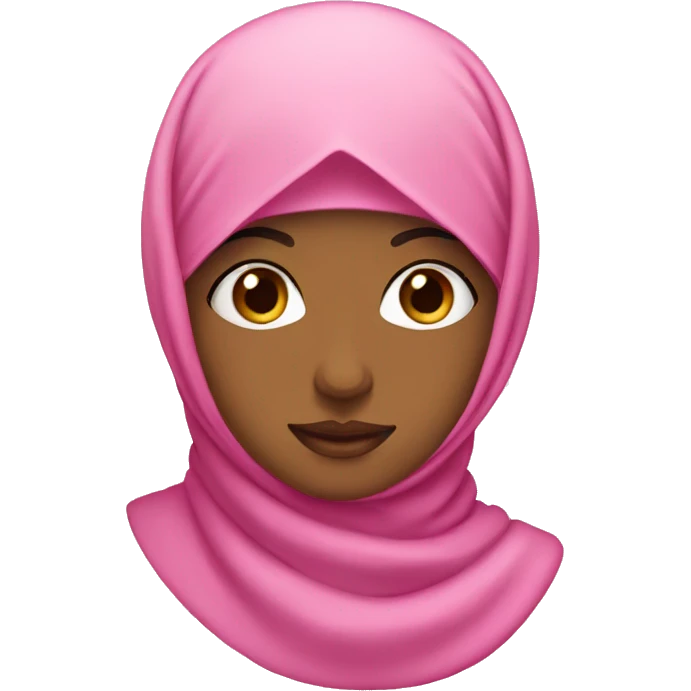 pink hijabi emoji