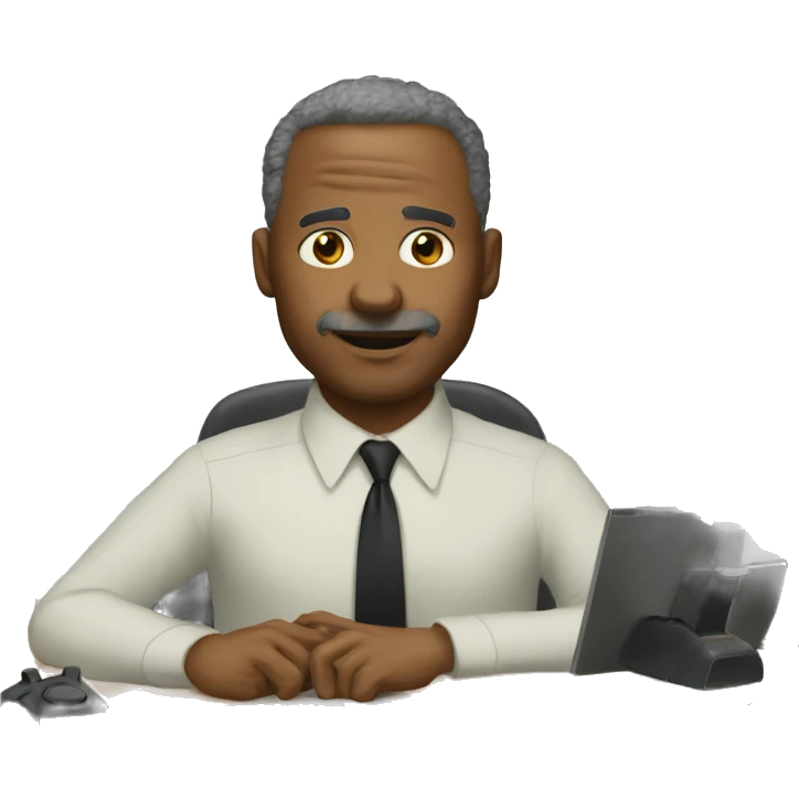 richard d james at his desk twilding knobs emoji