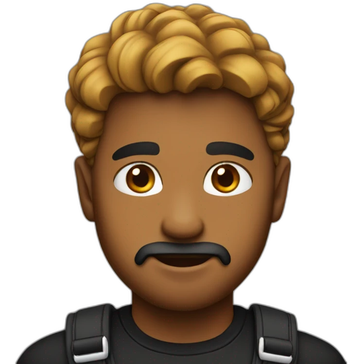 Vijay with black shirt emoji