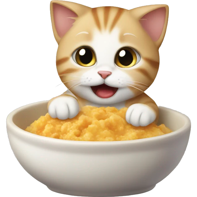 hungry baby cat emoji