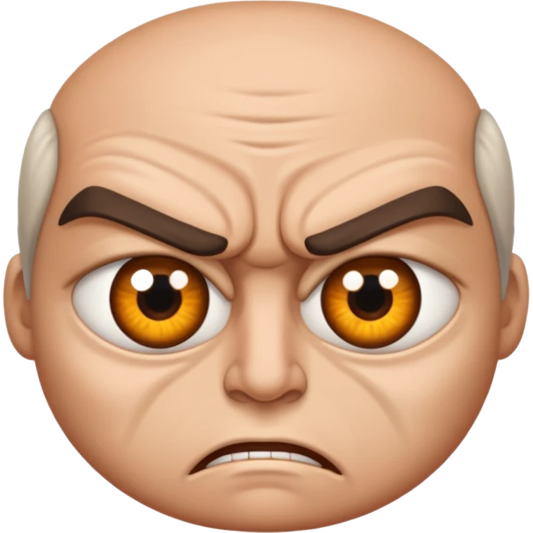 Angry Only single eye no face emoji