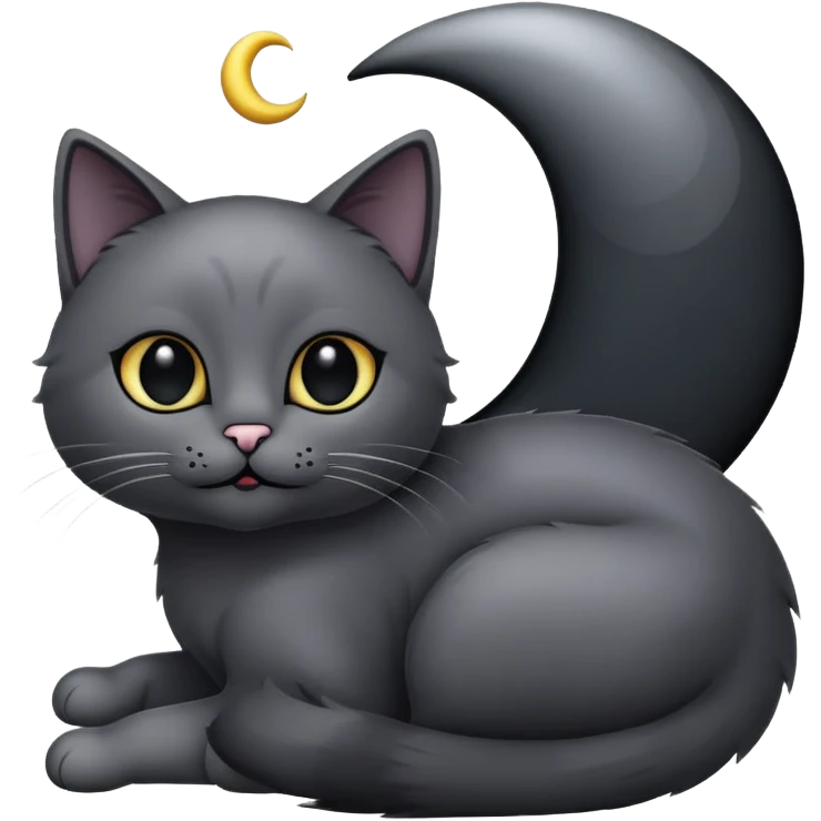 ✨🌙 grey🐈‍⬛ emoji