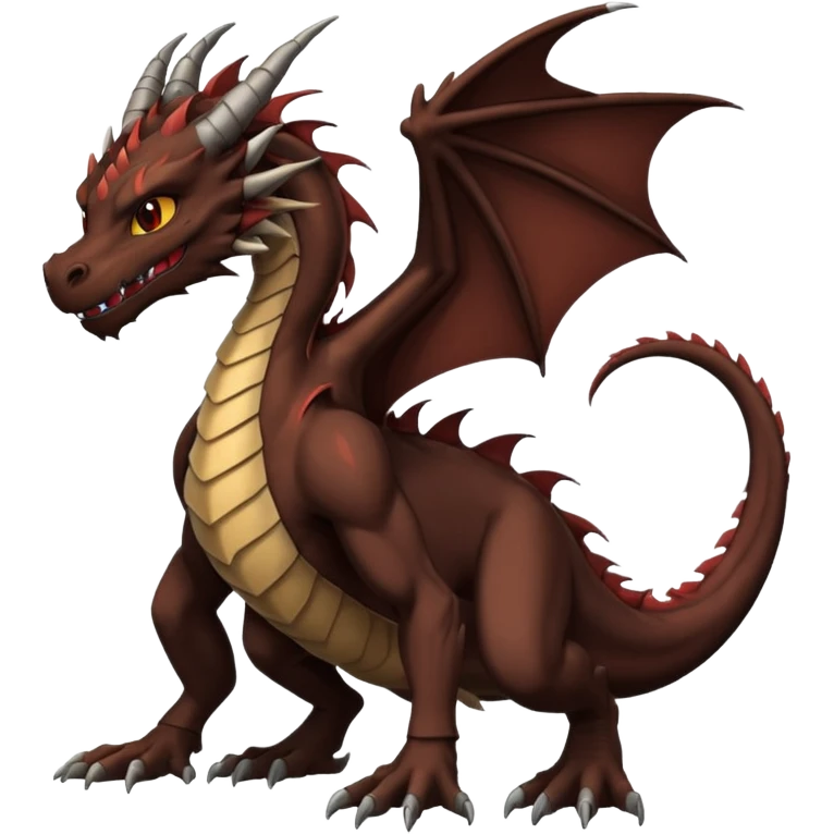 Anime Dragon Human Shadow emoji