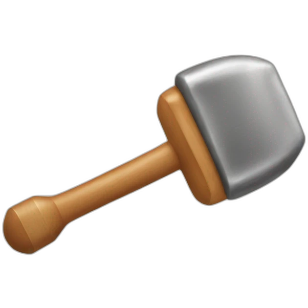 pan and inflatable hammer emoji