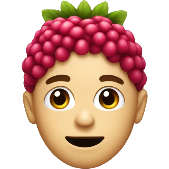 raspberry  emoji