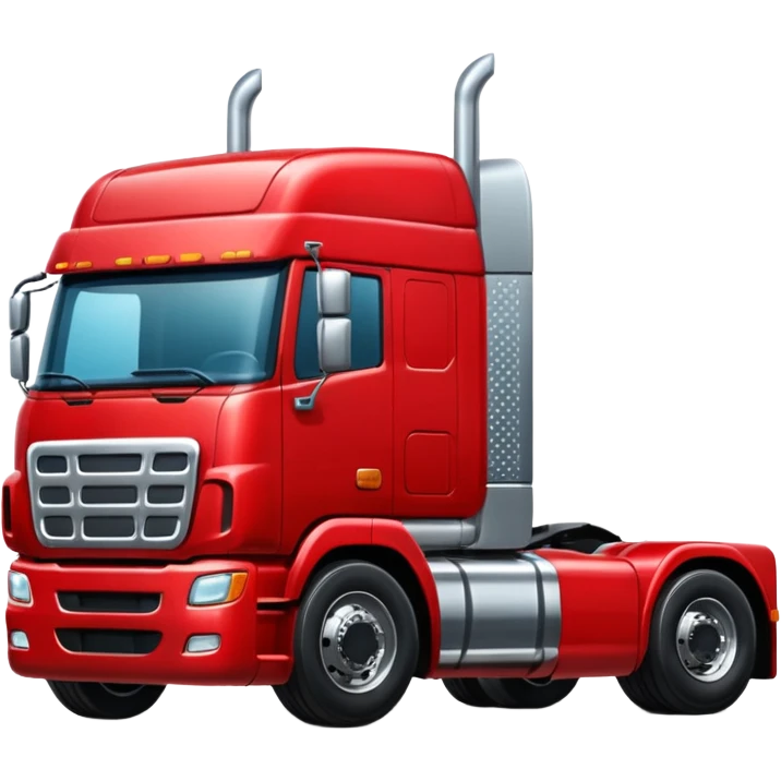 semi truck emoji