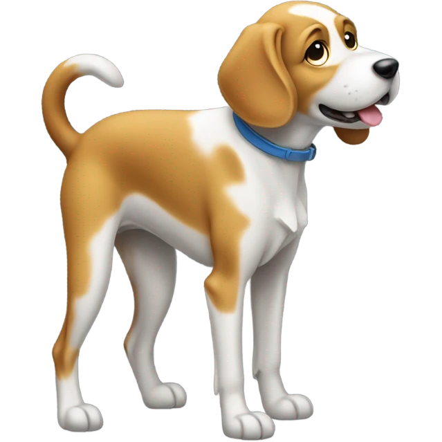dog that is peeing emoji