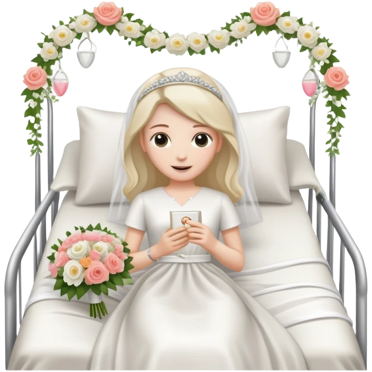 Happy wedding anniversary sick in the hospital  emoji