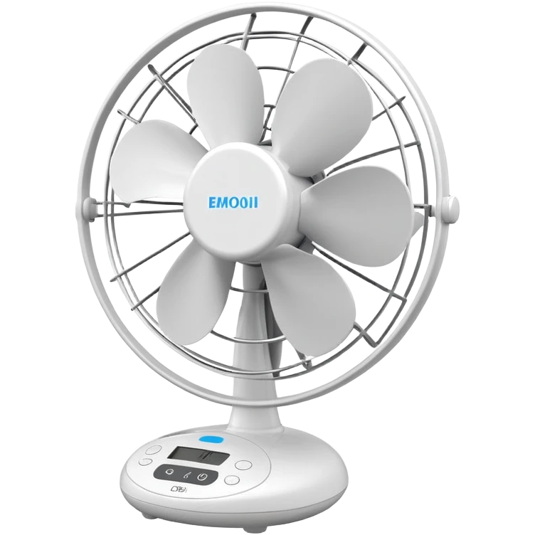 electric desk fan blowing air emoji