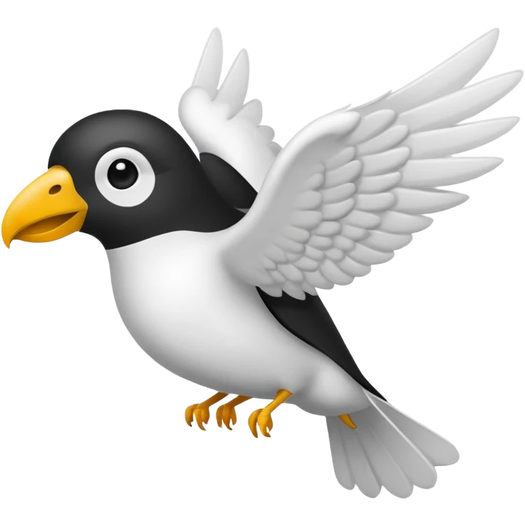 lazo negro con una paloma blanca de la paz emoji