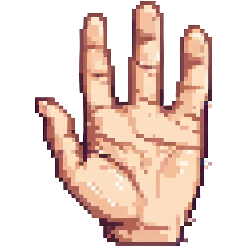 hand gesture, all fingers spread out emoji
