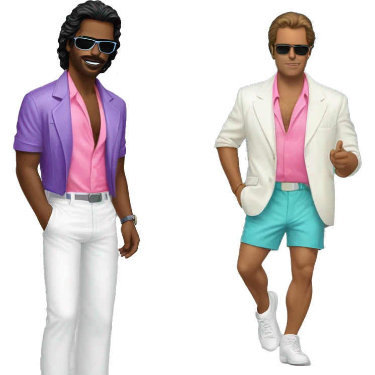 miami vice 80’s emoji