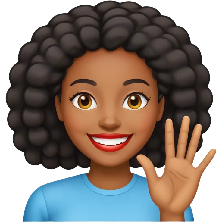 Veata on a black woman agreeing 1000% emoji