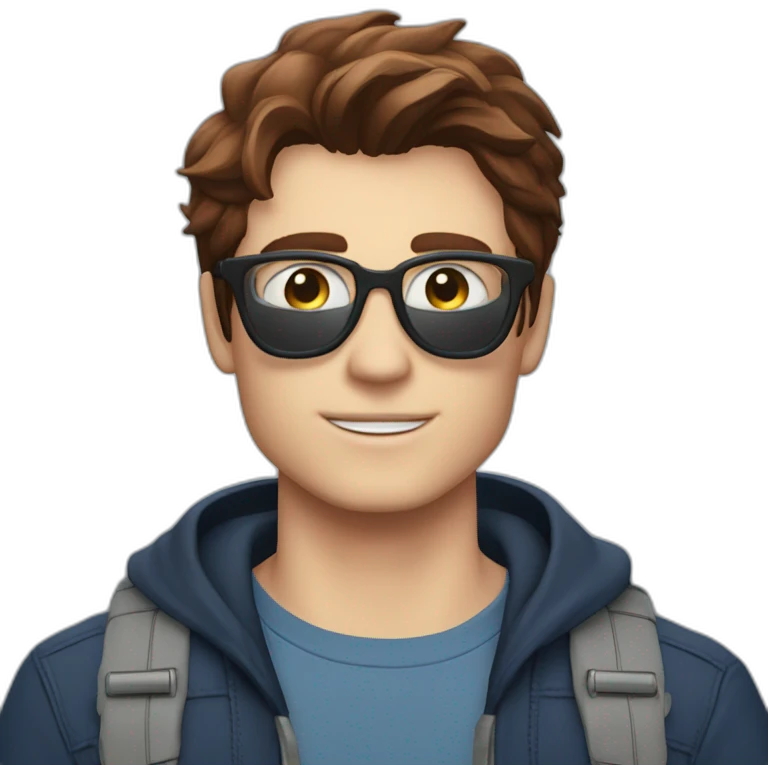 Peter b parker with mayday emoji