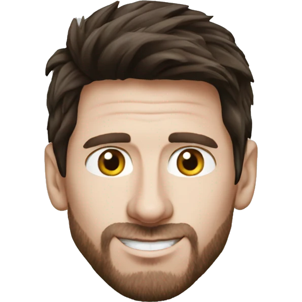 Lionel messi sans cheveux emoji