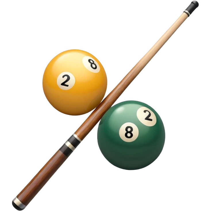 Two balls with a stick emoji