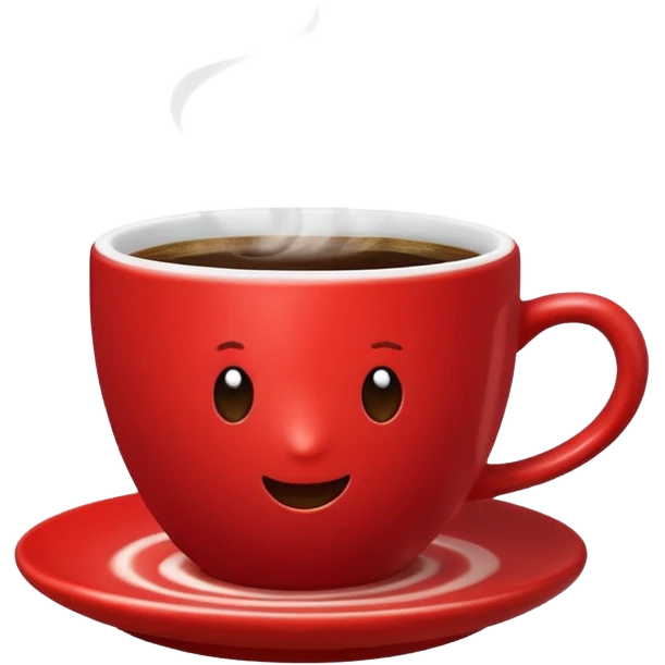 coffee in a red cup emoji