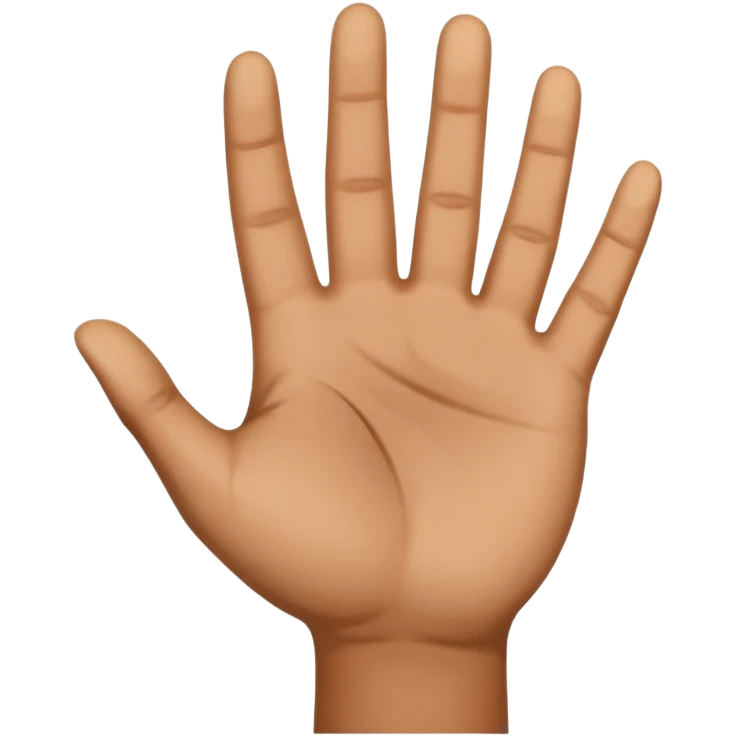 Open hand  emoji