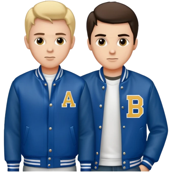 Create me an image of bob and pony boy from the outsiders emoji