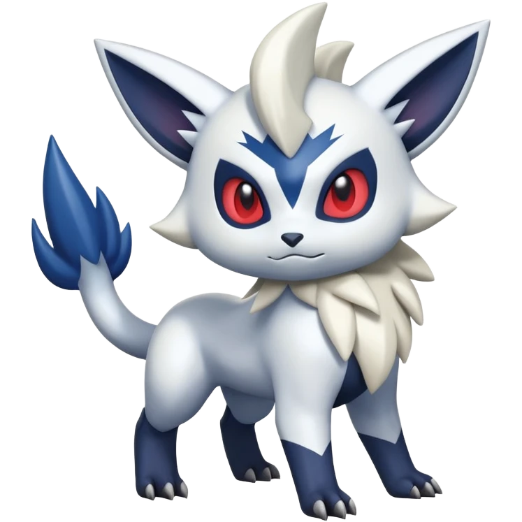 Zangoose-Absol-Meowstic-Fakémon-hybrid-creature (full body)  emoji
