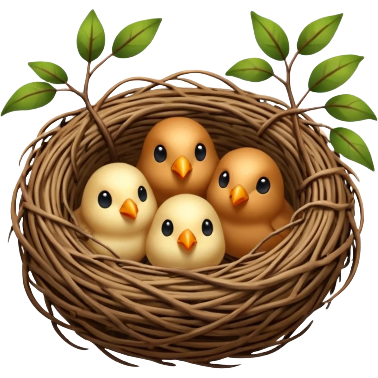 bird nest emoji