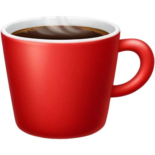 coffee in a red cup emoji