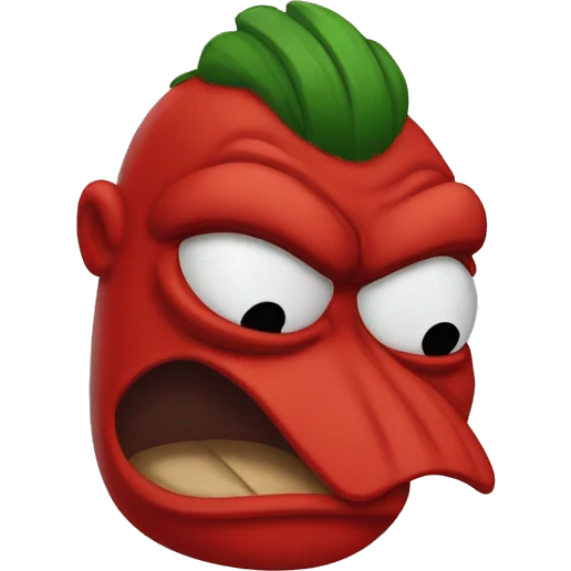 red pepe tantrum emoji emoji