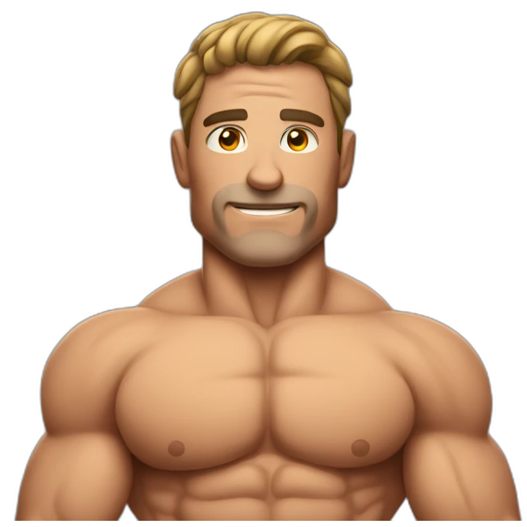 muscle man emoji