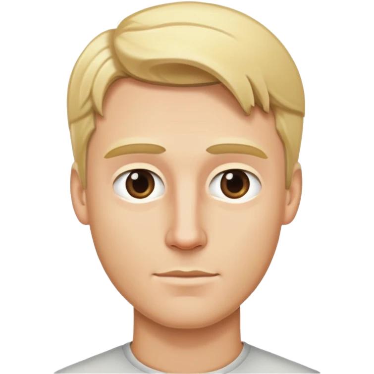 As a tall blonde man emoji