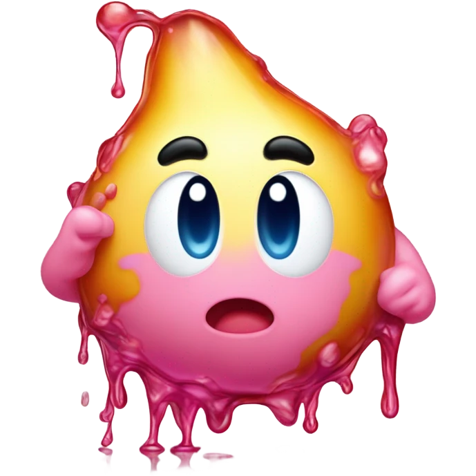 Kirby oil drip emoji
