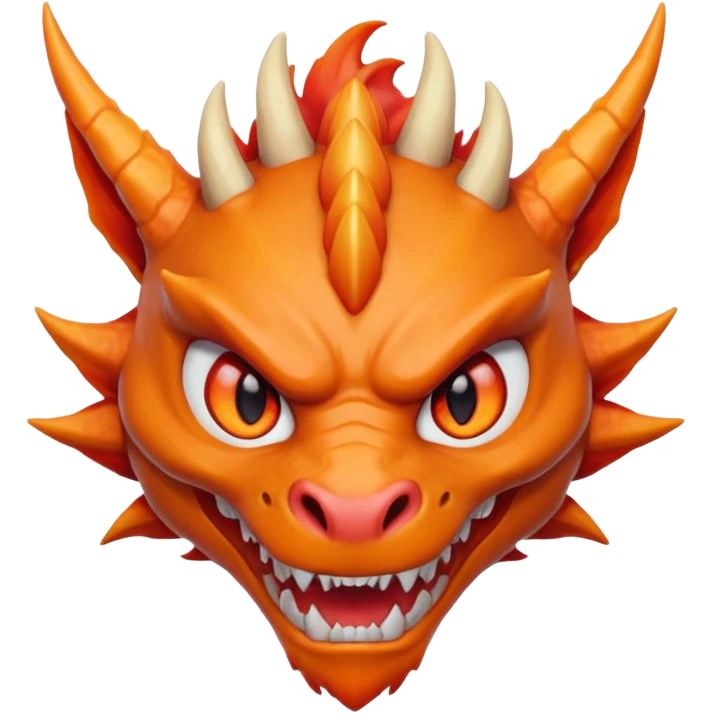 Anime Dragon Human Orange He/Him emoji