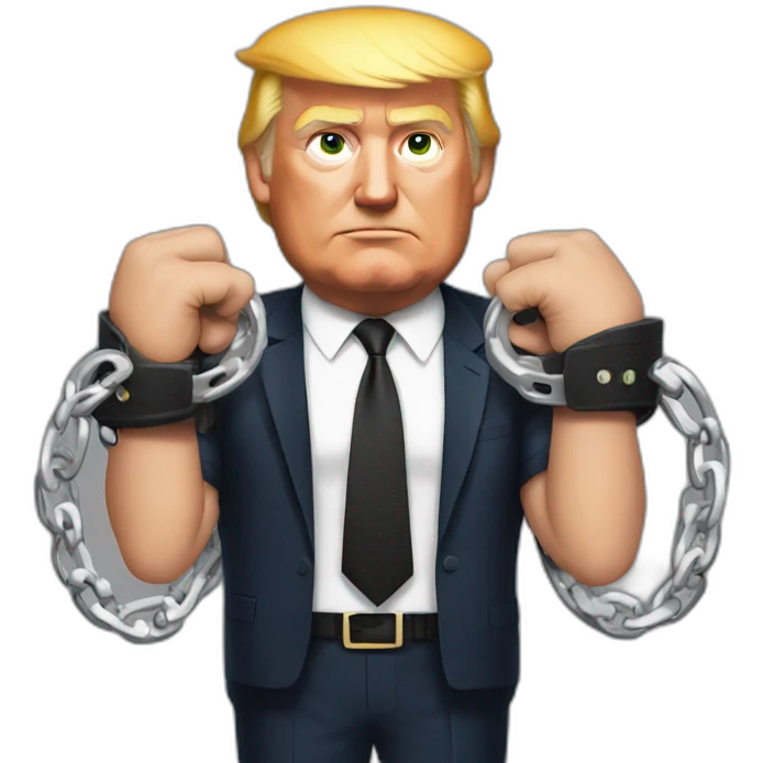 trump-in-handcuffs emoji