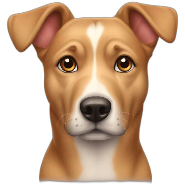 Chien avec des coeurs dans les yeux emoji