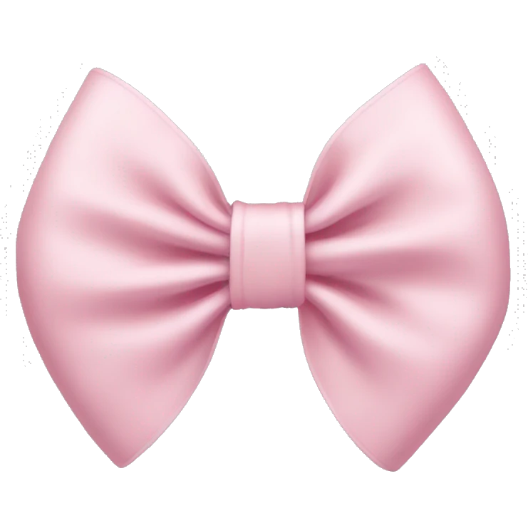 light pink bow  emoji
