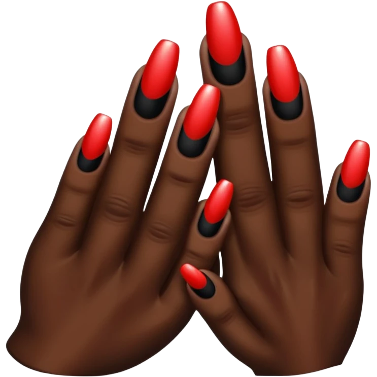 Black nail emoji