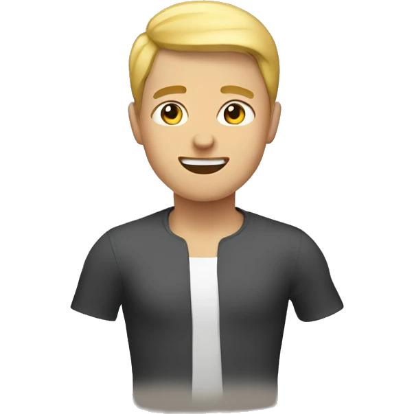 a person making a dan emoji