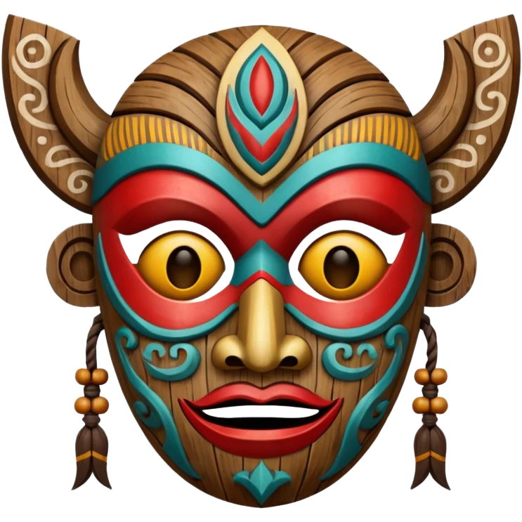 tribal mask emoji