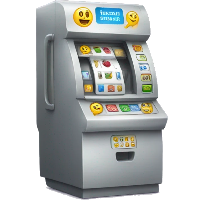 selling machine emoji