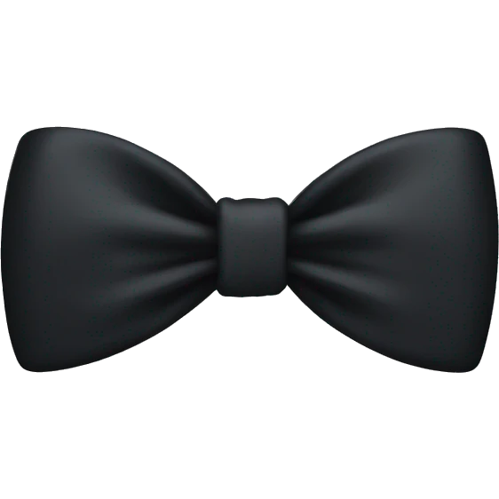 Black Bow emoji