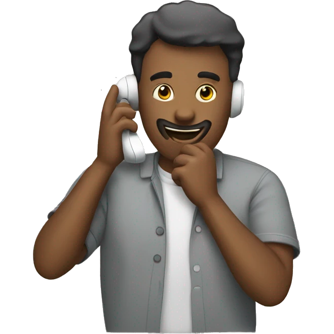 talking on the phone re  emoji