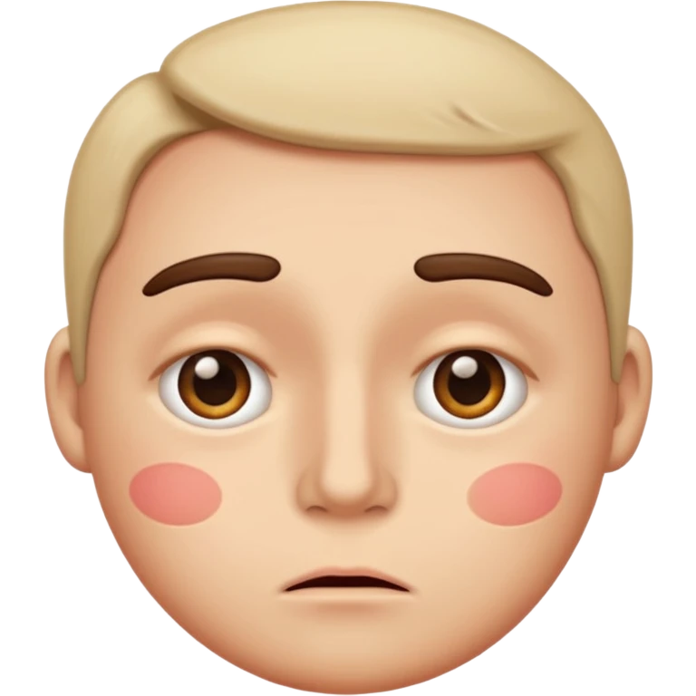 Face that shows secondhand embarrassment  emoji