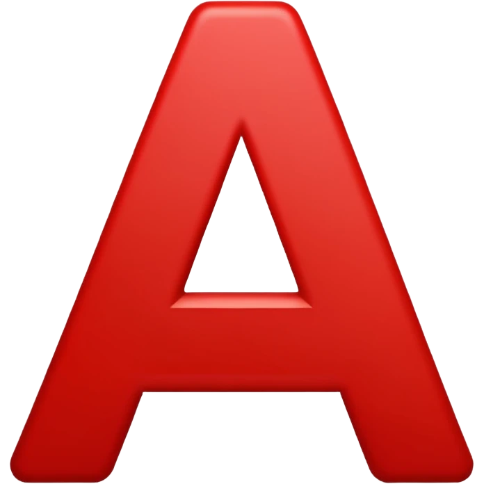 letter a emoji