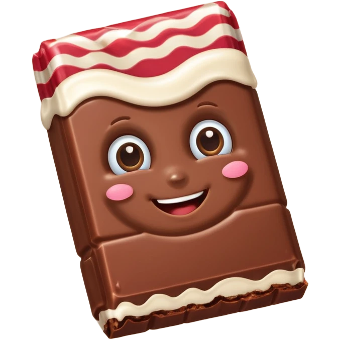 candy bar with accessories and eyes emoji