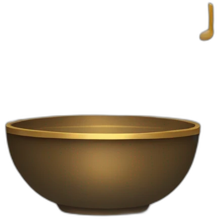 Singing bowl emoji