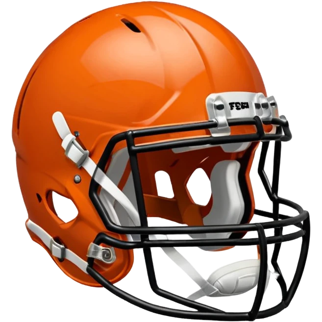 college football burnt orange  helmet emoji