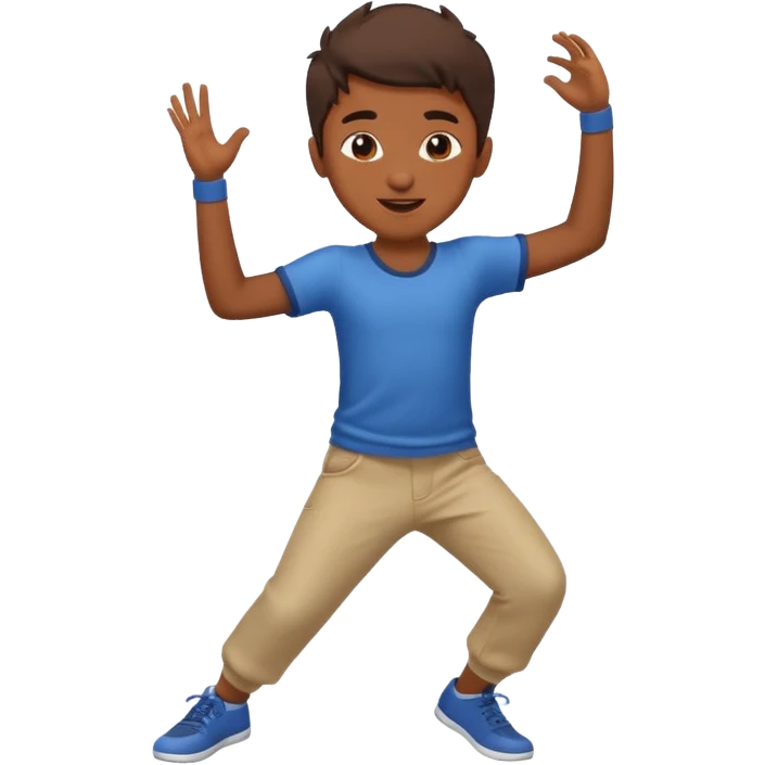 Niño bailando emoji