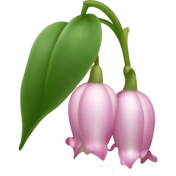 Pink lily of the valley  emoji